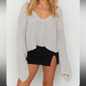 Beginning Boutique Ivana Grey Marle Sweater